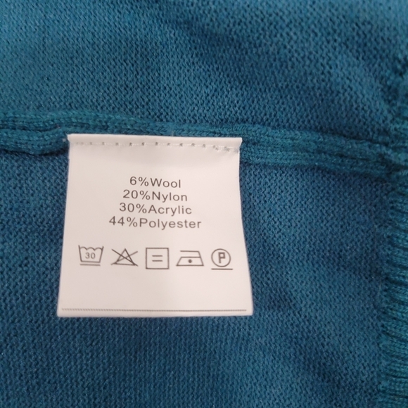 EXLURA Women's Knit Sweater Solid Long Sleeve Wrap Belted Maxi Dress Size S - Picture 12 of 13